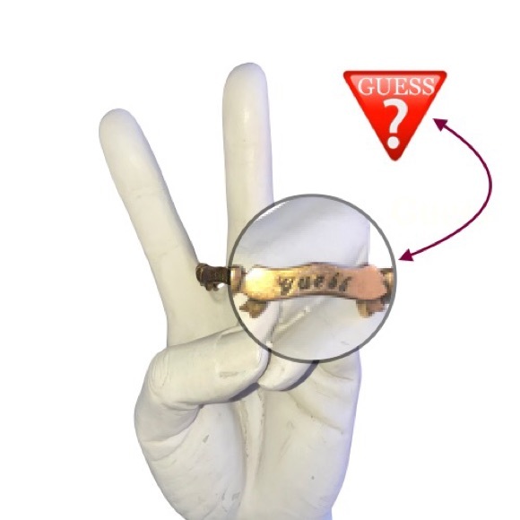 GUESS Copper Tone Bangle Bracelet - Picture 5 of 9